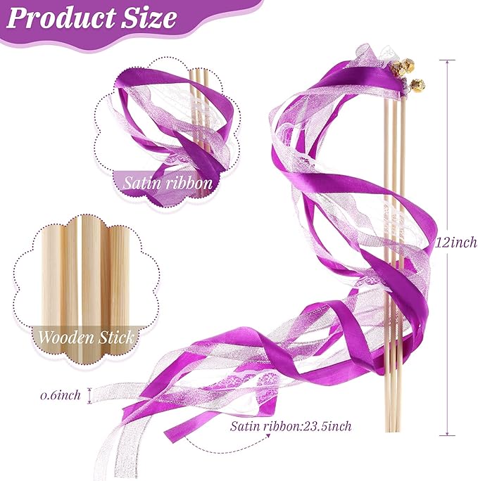 40 Pieces Ribbon Wedding Streamers - Image 2