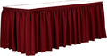 Ultimate Textile Pleat Polyester Fabric Table Skirt by UltimateTextile