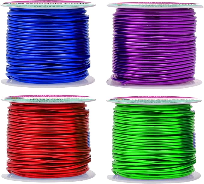 Mandala Crafts 13 Gauge Anodized Aluminum Craft Wire by MandalaCrafts