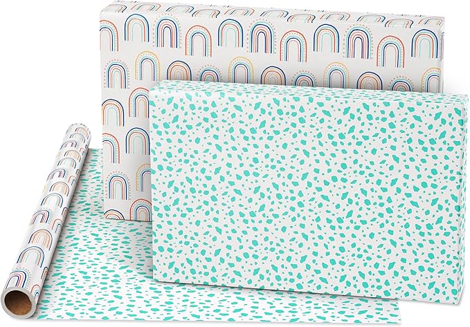 American Greetings 160 sq. ft. Reversible Wrapping Paper Bundle - Image 5