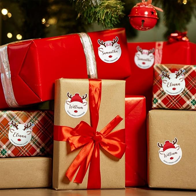 30pcs Personalized Christmas Stickers - Image 5