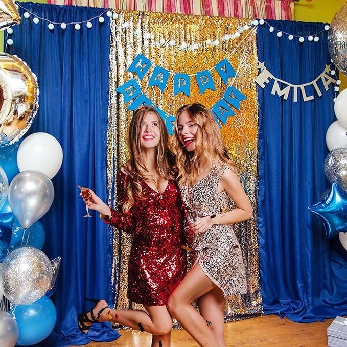 10 x 7 Feet Royal Blue Backdrop Curtain - Image 6