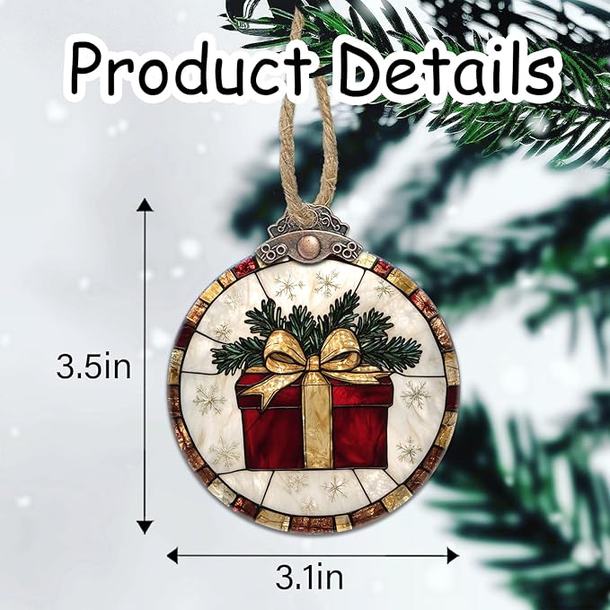 Stained Glass Christmas Decorations - Image 6