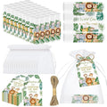 50 PCS Baby Shower Jungle Animal Lip Balms Favors by Nlicrst