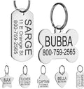 Providence Engraving Custom Engraved Stainless Steel Pet ID Tags by ProvidenceEngraving