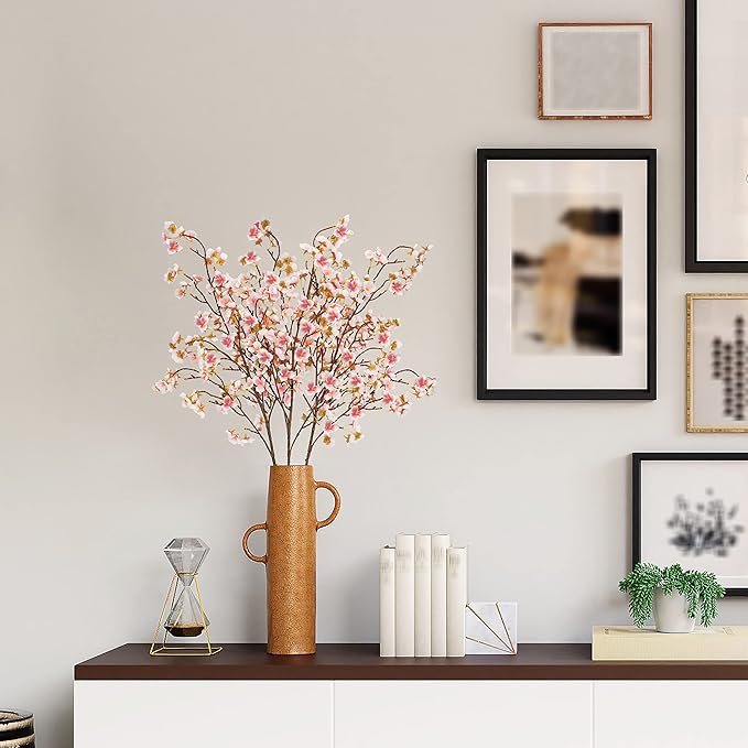 Uieke Silk Cherry Blossom Branches, 40.5in Artificial Cherry Blossom Flowers - Image 8