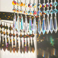 20pcs 55mm Chandelier Icicle Crystal Prism Suncatcher, Chandelier Crystals by HDHYALINEDORA