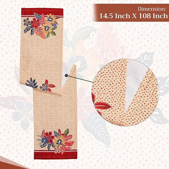 Maison d' Hermine Table Runner 100% Cotton Single Layer Table Runners 108 - Image 4
