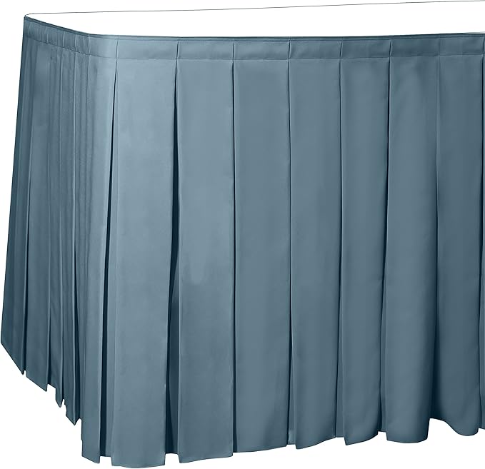 Ultimate Textile Pleat Polyester Fabric Table Skirt by UltimateTextile