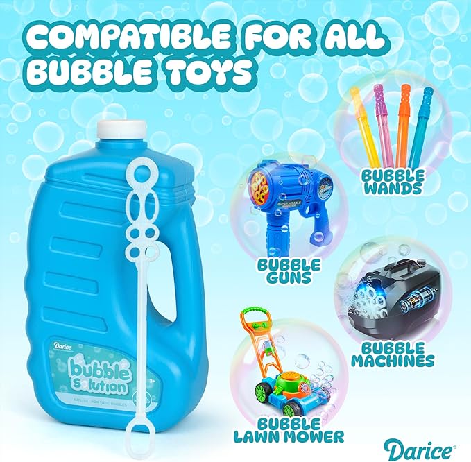 Darice 2 Pack 128oz Bubble Solution Refill - Image 3