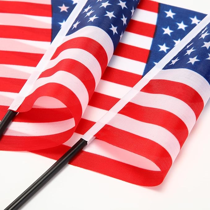50 Pcs American Desk Flag Set Small USA Flags - Image 3