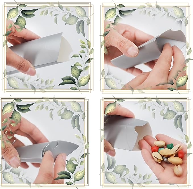 Aokbean 100 Pack Mini Pillow Candy Box Small Gift Boxes - Image 7
