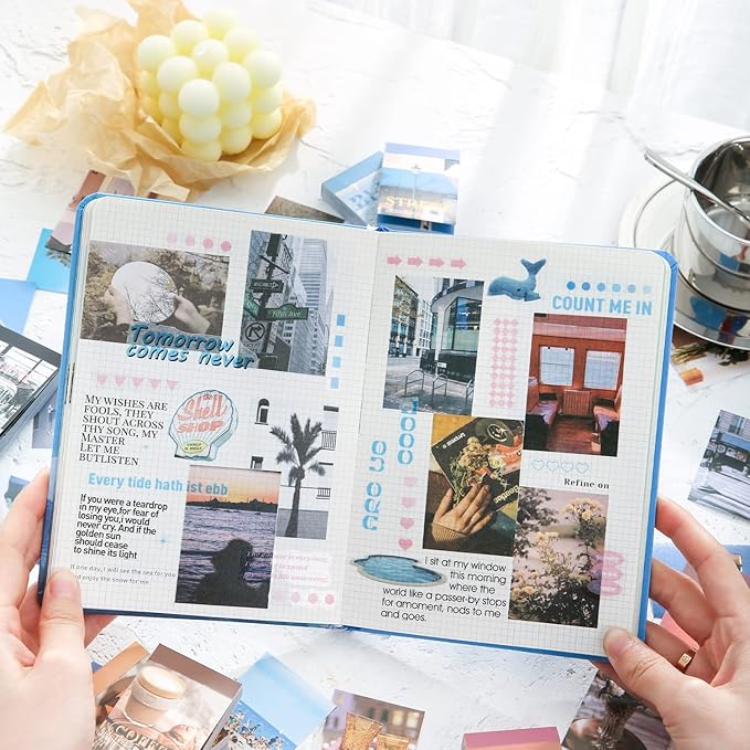 6 Sets 300 Pcs Washi Stickers Book - Image 7