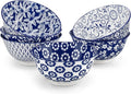 vancasso SELENE 24 oz Cereal Bowls set of 6, Ceramic Soup Bowls by vancasso