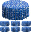 Jectivs 6 Pieces Christmas Snowflake Plastic Party Tablecloth Decorations by JectivsPartyDecorations