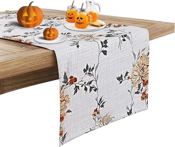 Ruvanti 100% Cotton Table Runner 72 Inches Long, Stain Resistant, Washable & - Image 9