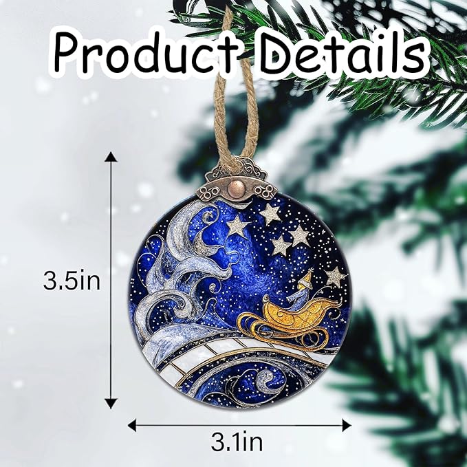 Stained Glass Christmas Decorations - Image 6
