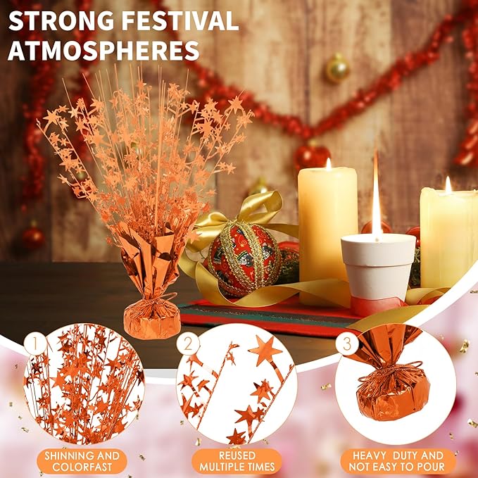 6 Pack Star Table Centerpieces for Party, Birthday Table Decorations for Kids - Image 3
