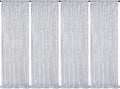 2FTx8FT Silver Glitter Sequin Curtain by QueenDream
