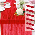 6-Pack Red Cheesecloth Table Runners – 10FT Boho Rustic Gauze Fabric Cheese by Unknown