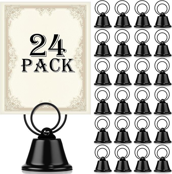 24 Pcs Table Number Holders Place Card Holders by MotiMind