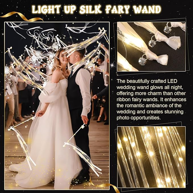 50 Pcs Wedding Wands Ribbon Streamers - Image 5