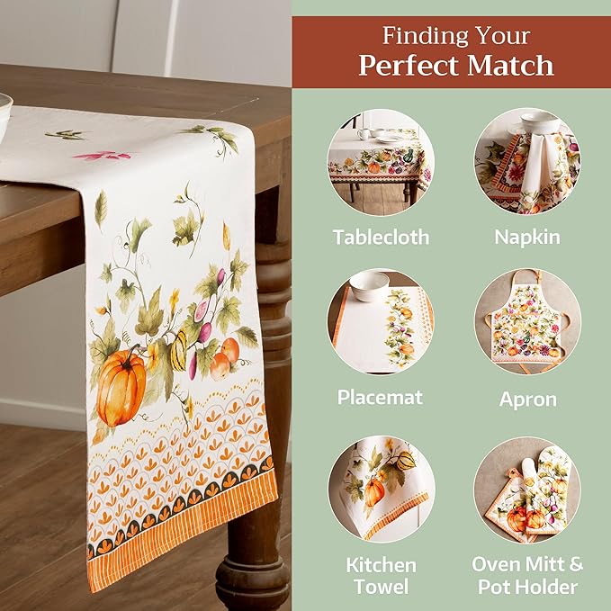 Maison d' Hermine Table Runner 100% Cotton Double Layer Table Runners 72 inches - Image 5