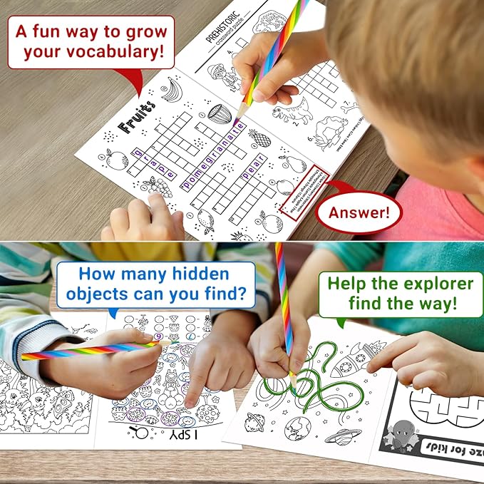 ZMLM 24 Activity Books Party Favors - Image 4