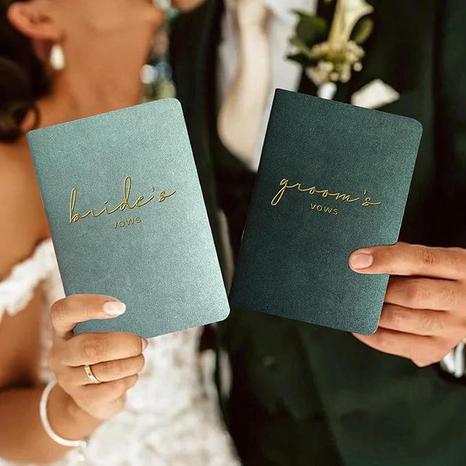 Vow Books His and Hers Wedding Vow Books Bride and Groom Vow Books Wedding - Image 6