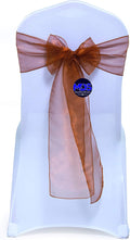 MDS Pack of 300 PCS Organza Chair Sashes Wider Dining Chair Bows Ribbon Tie Back by MDS