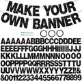 BEISHIDA 116 PCS A-Z Glitter Black DIY Letter Banner Kit Make Your Own by Beishida