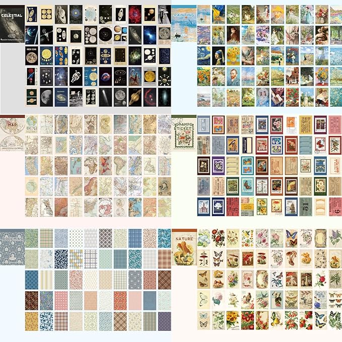 12 Sets 600 Sheets Washi Stickers - Image 2