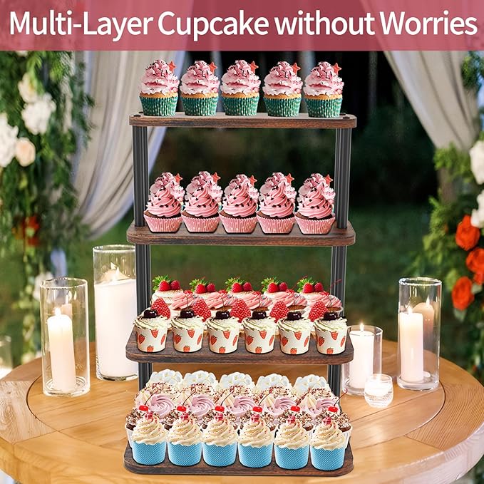 Cupcake Stand, 4 Tier Cupcake Stand - Image 6