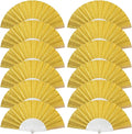 12 Pack Handheld Fan, Folding Hand Glitter Fan by SiissaPeksid