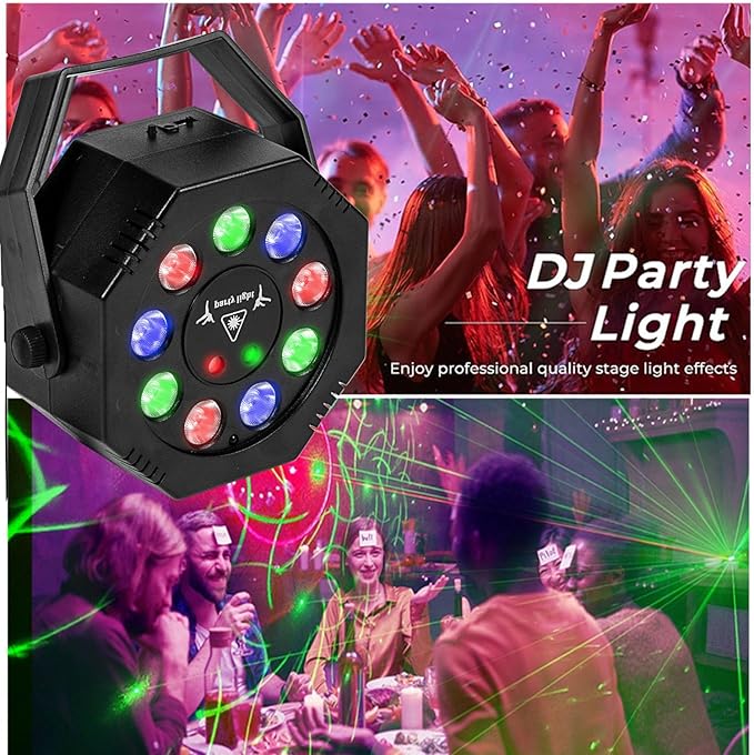 Party Light, Sound Activated DJ Lights - Image 4