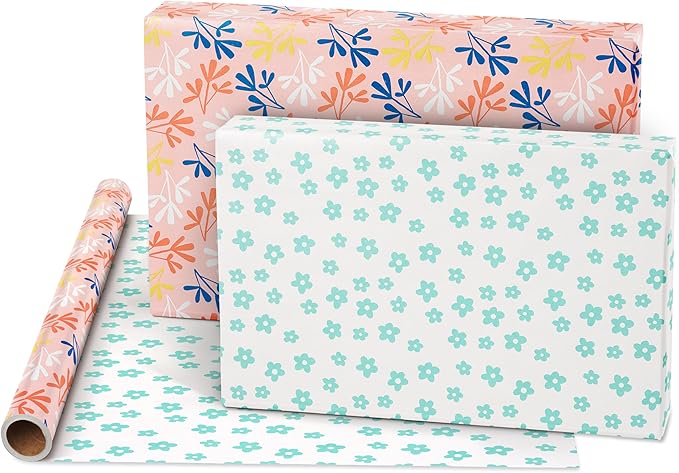 American Greetings 160 sq. ft. Reversible Wrapping Paper Bundle - Image 3