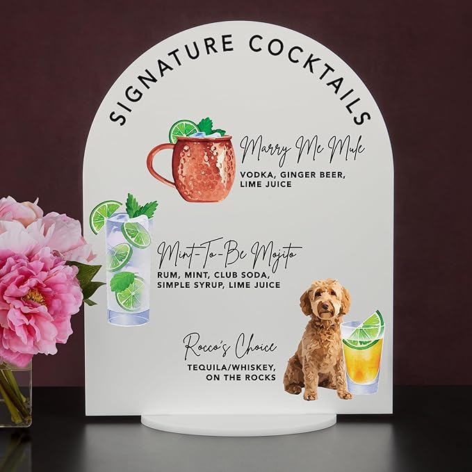 Pet Signature Drink Wedding Signs - Image 2