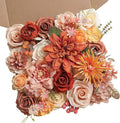 Serra Flora Artificial Flowers Combo Box Set Faux Flowers Bulk Flower Leaf by SerraFlora