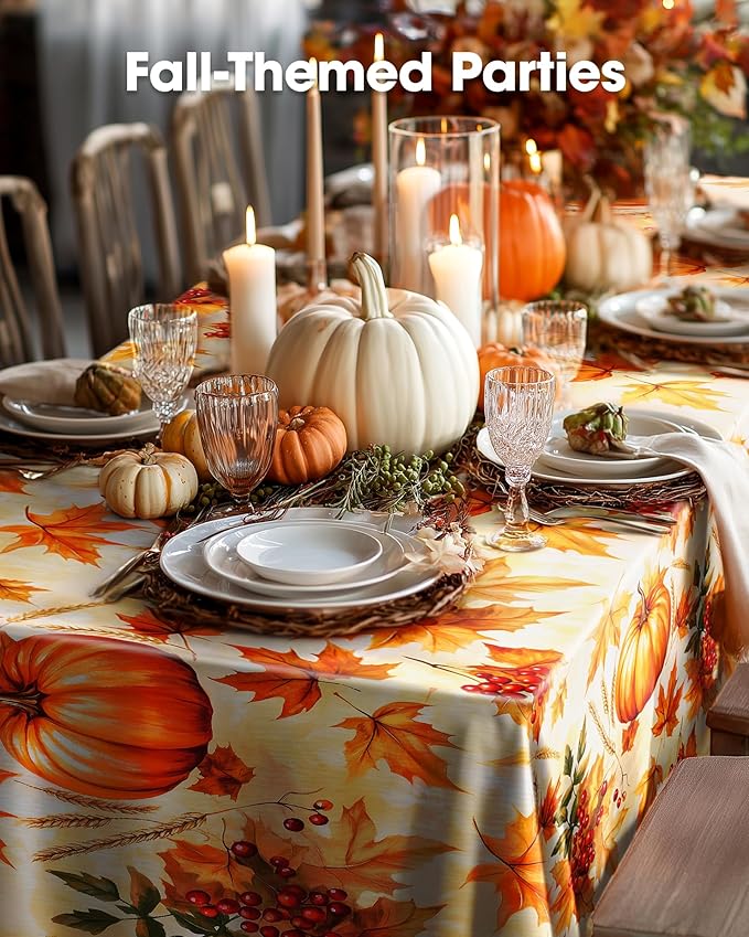 Pureegg Plastic Table Cloth Disposable 10 Pack, 54 x 108 Inch Table Cloths - Image 9