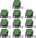 Rechargeable Par Can Lights, 72W RGB 5200mAh Uplights Battery Powered Stage by Zemoj