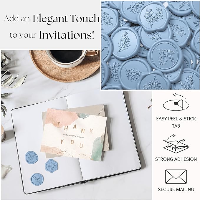 Wax Seal Stickers Premium Envelope Seal Stickers - Image 5