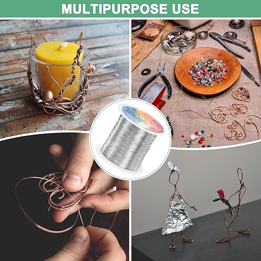 0.3mm Jewelry Wire, 28 Gauge 328FT Craft Wire Copper Beading Wire - Image 7
