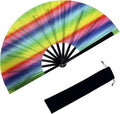 13'' Large Glitter Rave Fan Folding Hand Fans by LILISPAI