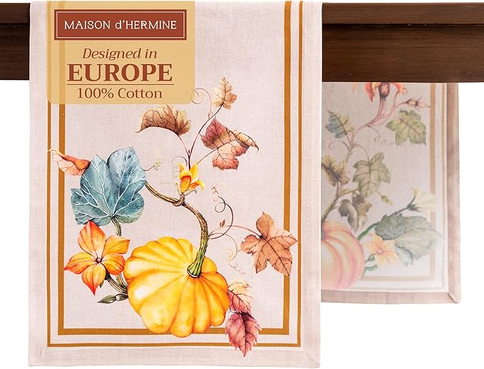 Maison d' Hermine Table Runner 100% Cotton Single Layer Table Runners 108 by MaisondHermine