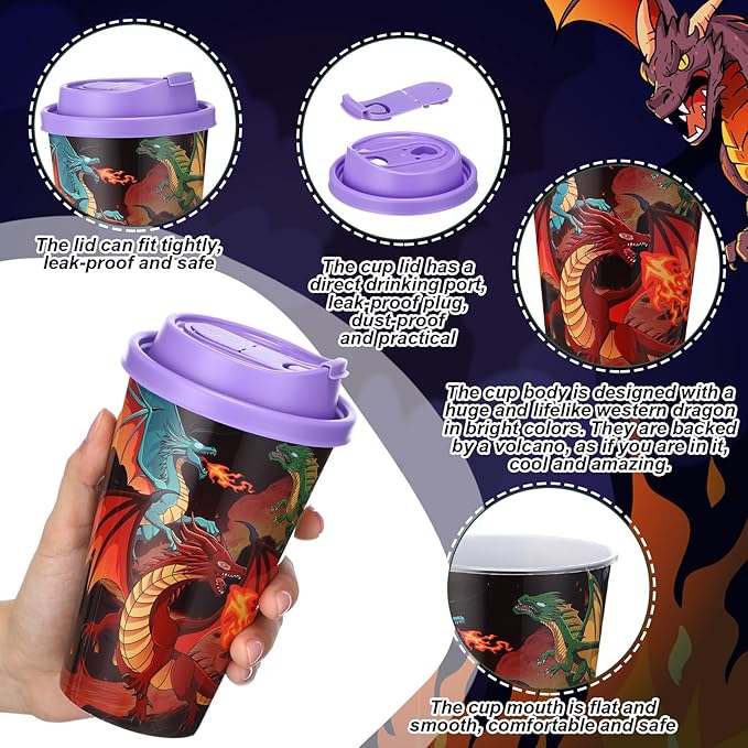 Yungyan 24 Sets Dragon Party Favors Goodie Cups - Image 3