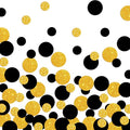 Golden Black Confetti Glitter Golden Scatter Table Decoration Surprise Paper by Letjolt