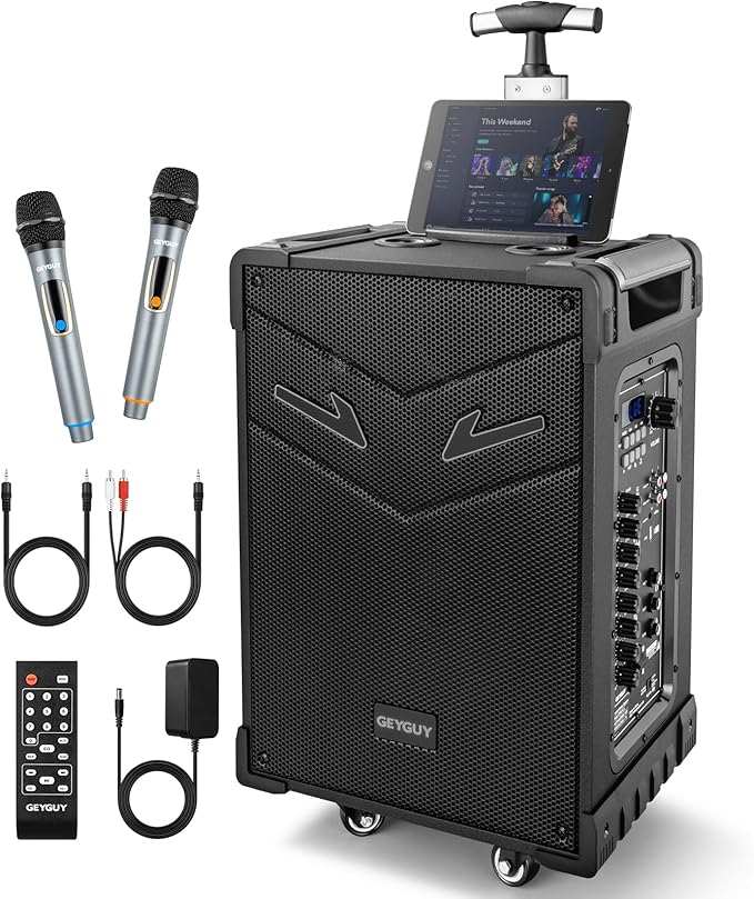 GTSK10-3 3-Way Portable Bluetooth PA Speaker by GEYGUY