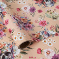 Aimyoo Gothic Wrapping Paper Roll, 17 Inch X 16.5 Fee Skull Floral Berry Design by Aimyoo