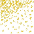 120 Pcs Wedding Confetti, Heart and Diamond Ring Shaped Confetti Decorations by Unknown
