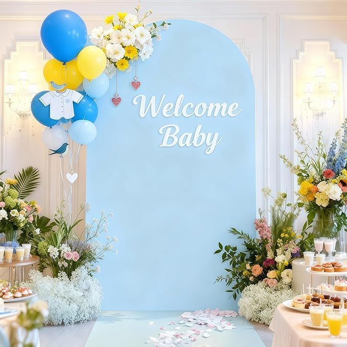 6FT Blue Arch Backdrop Cover - Image 2